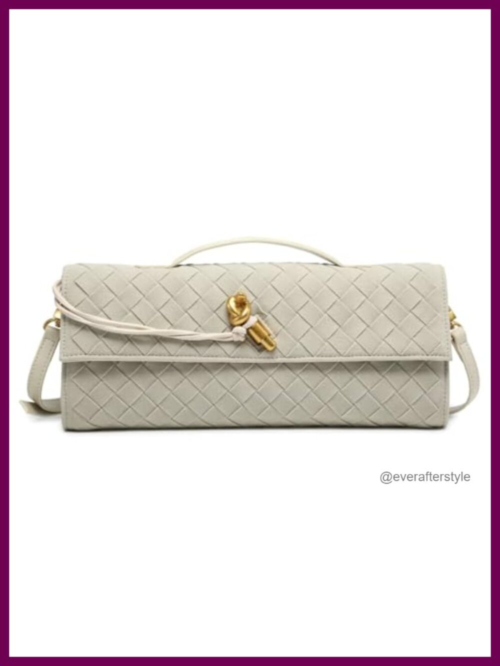 Suede Woven Evening Clutch Crossbody Shoulder Hobo Handbag Women Adjustable
